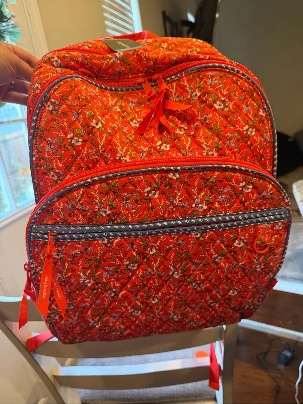 NWT Wildflower Sprig Pattern Backpack - VB Large Bancroft